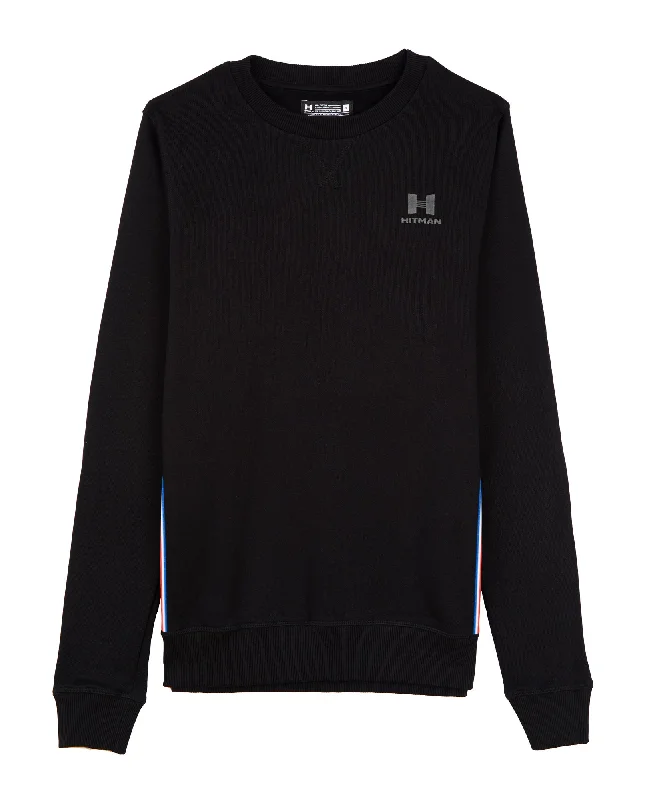 BLACK SWEATSHIRT- INTL TAPE