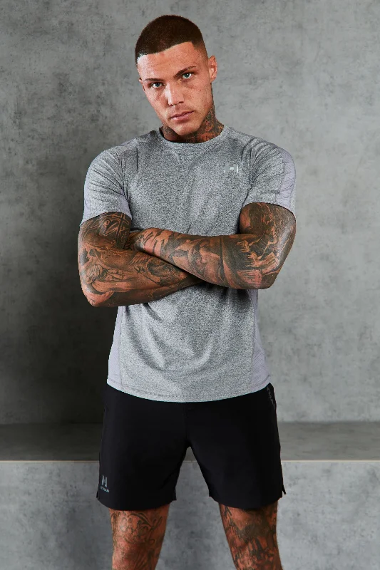 Grey Cool Fit Gym T-Shirt