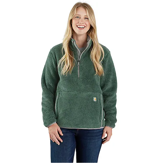 Women's Loose Fit Fleece Pullover - 3 Warmest Rating - Frosted Balsam