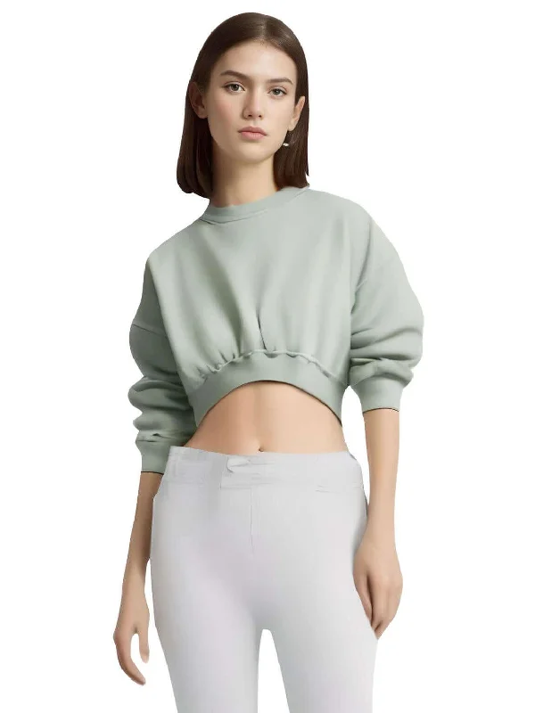 Green Crop Top