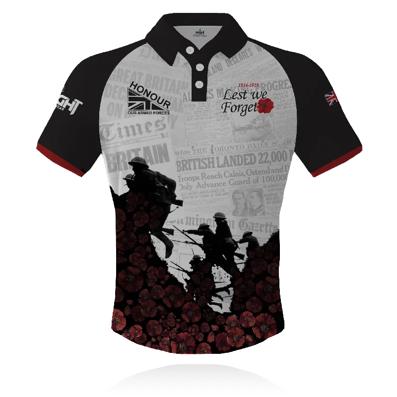 Honour Our Armed Forces 'In Flanders Fields' - Tech Polo