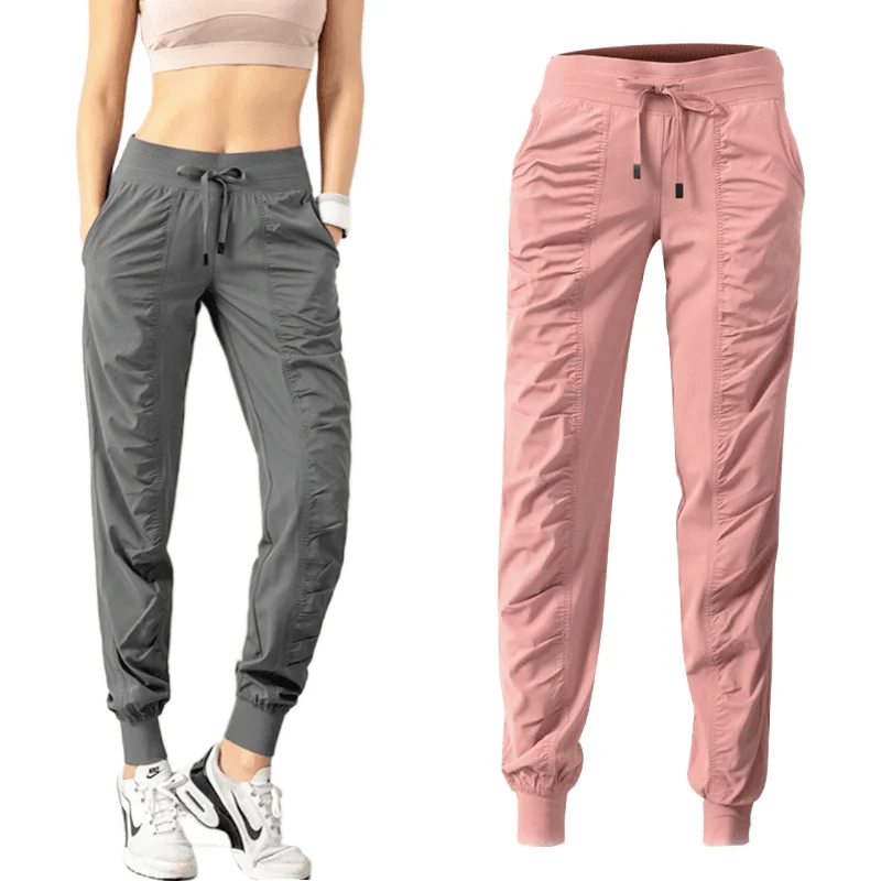 Drawstring Running Sport Joggers Women