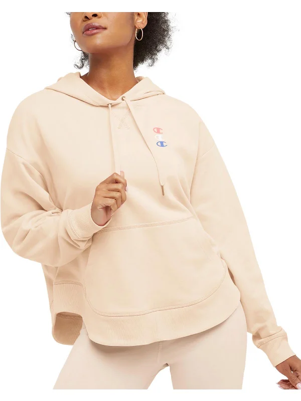 Womens Logo Cotton Hoodie