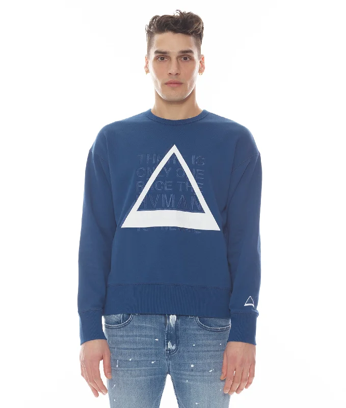 Crew Sweatshirt In Classic Blue