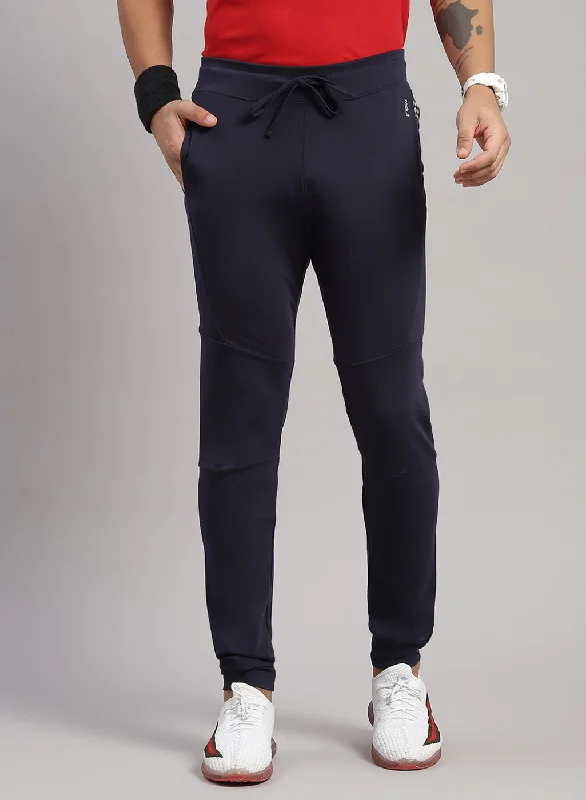 Men NAvy Blue Regular Fit Jogger