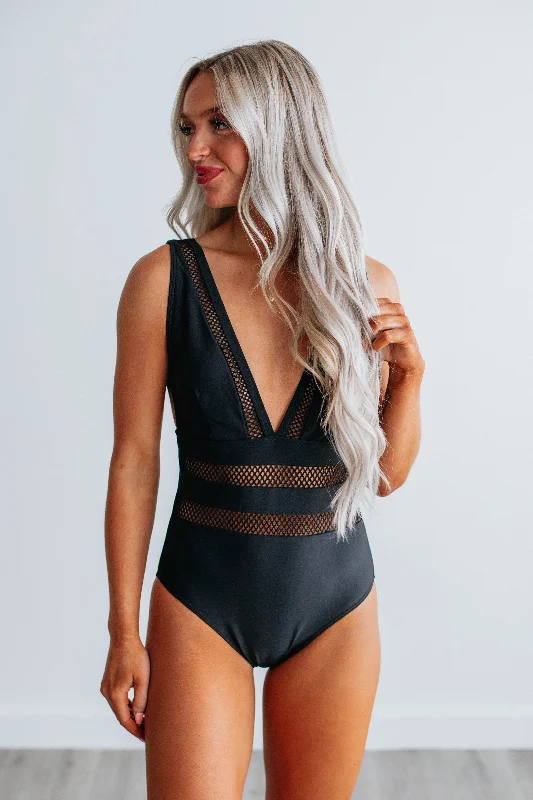 Last Splash One Piece Swimsuit - Black