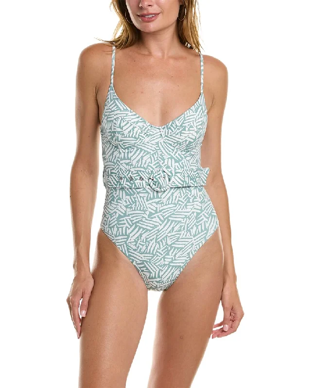 SIMKHAI Noa Belted One-Piece