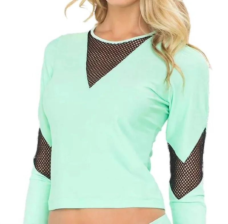 For Your Eyes Only Rashguard In Mint