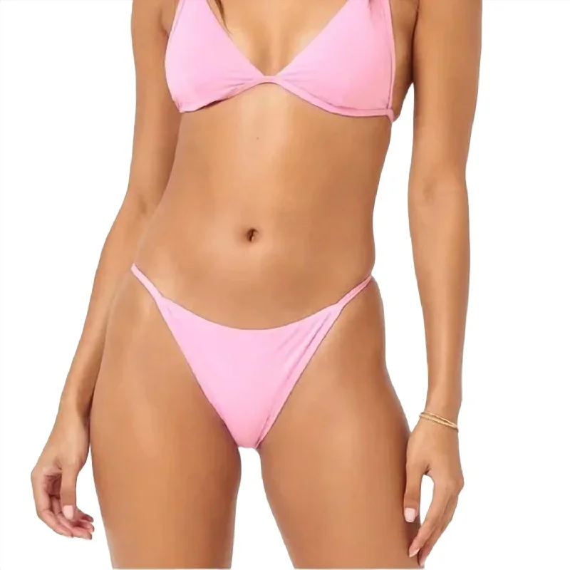 Jay Bitsy Bikini Bottom In Guava