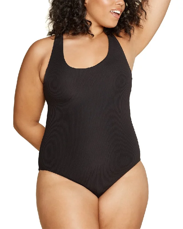 Andie The Catalina Ribbed One-Piece Tankini