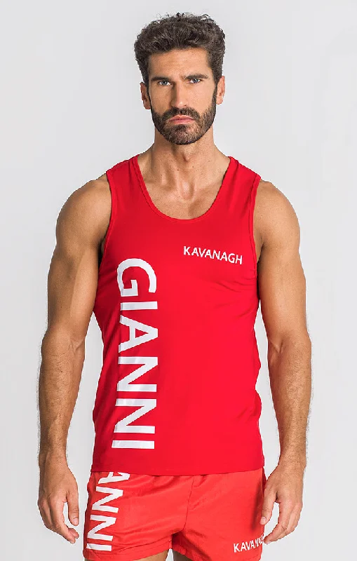 Red Dimension Tanktop