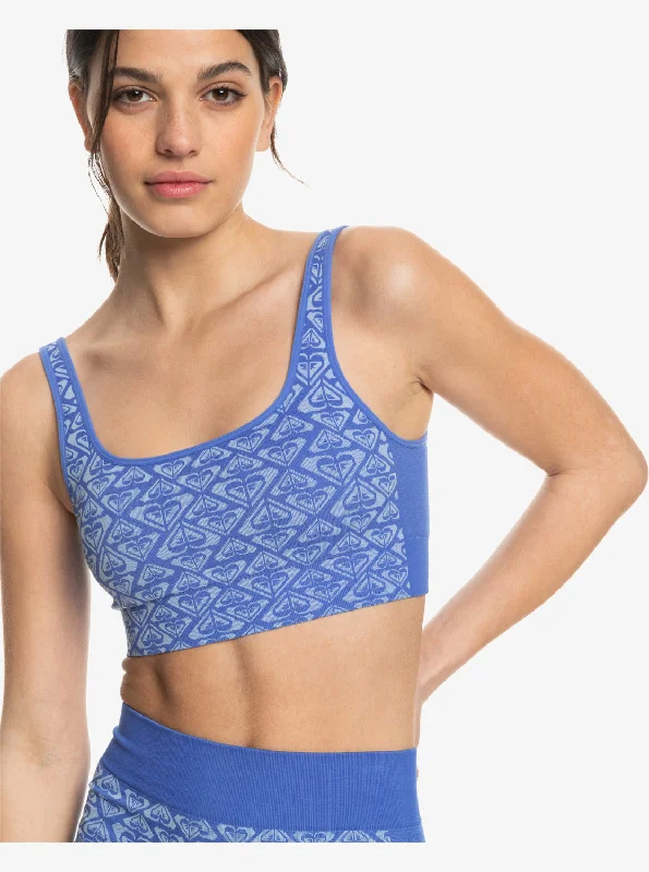 Chill Out Seamless Heart Bra - Ultra Marine