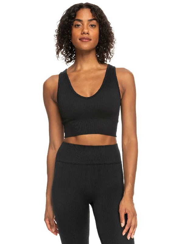 Chill Out Seamless Sports Bra - Anthracite