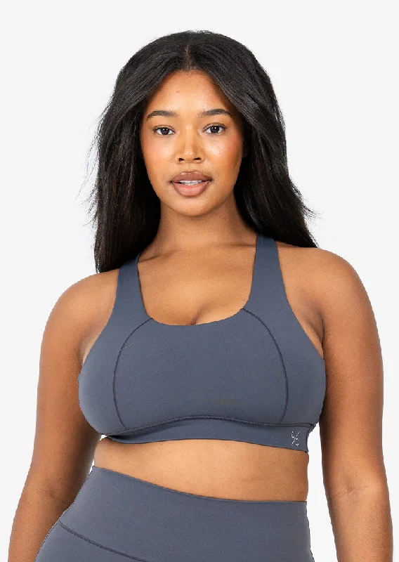 Elevate Life Crossback Bra Graphite