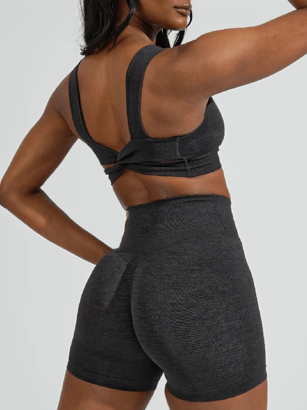 Synergy Seamless Sports Bra - Charcoal