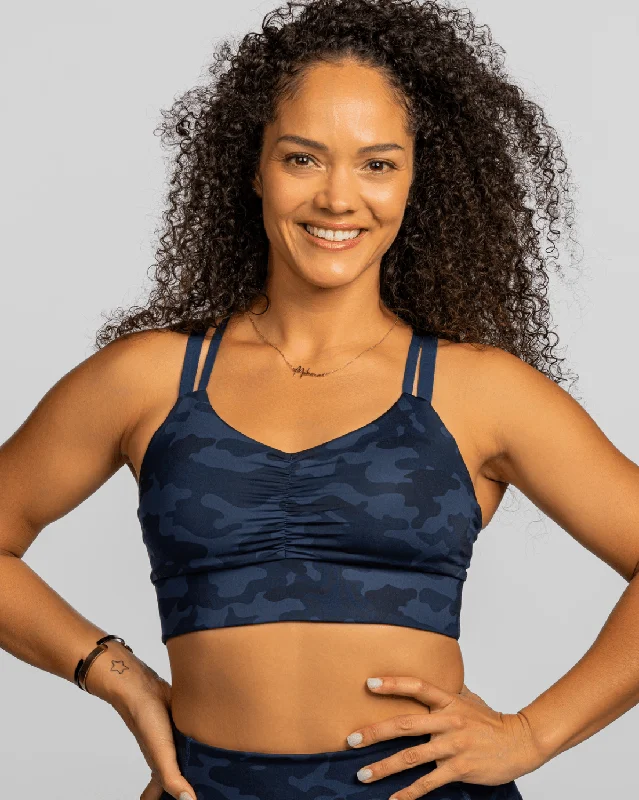 Double Down Bra – Looker (Navy Camo)