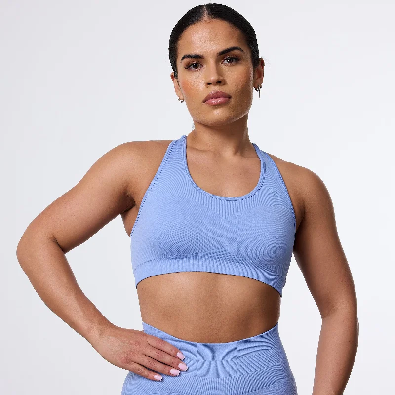 Vanquish Elevate Seamless Sky Blue Support Bra