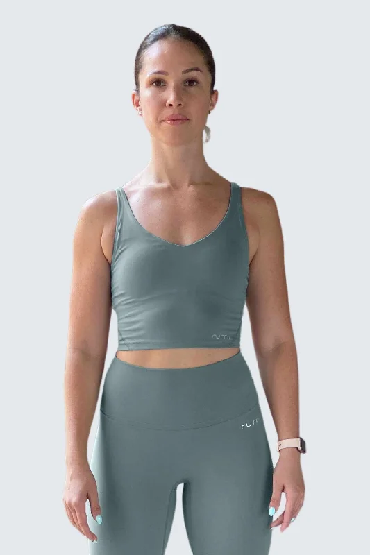 W SunSoft Tank Bra - Teal Light