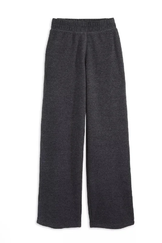 Heather Grey Dylan Wide Leg sweatpants