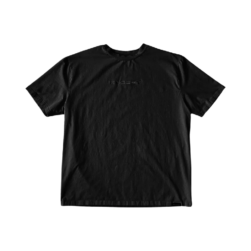 Embroidered Logo Tee Black