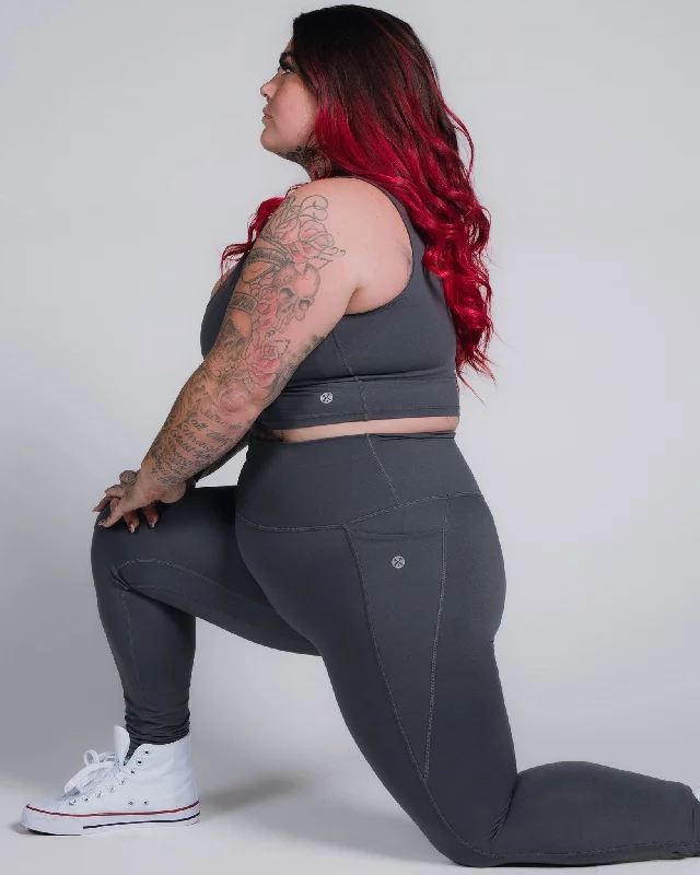 Women's Classic Leggings - Charcoal Gray