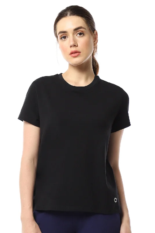 Essential Basic Cotton Tee - Jet Black