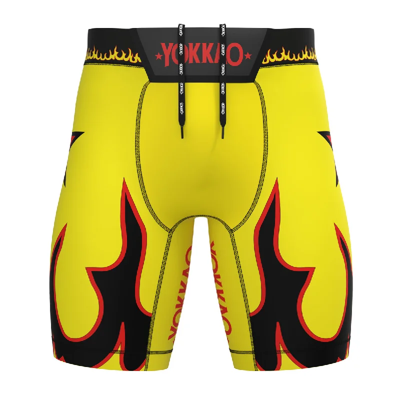 Flames Compression MMA Shorts