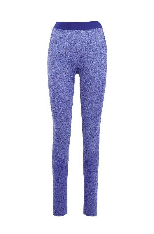 Ladies Seamless Leggings - Blue Marle