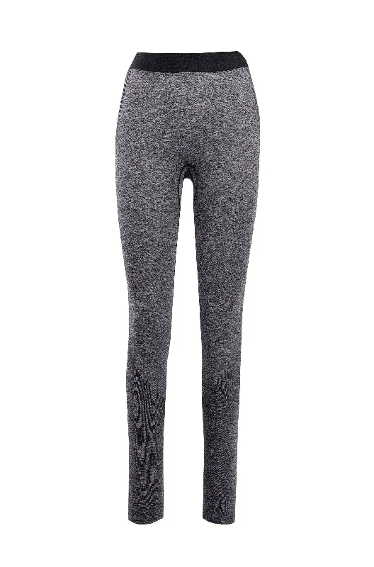 Ladies Seamless Leggings - Dark Marle