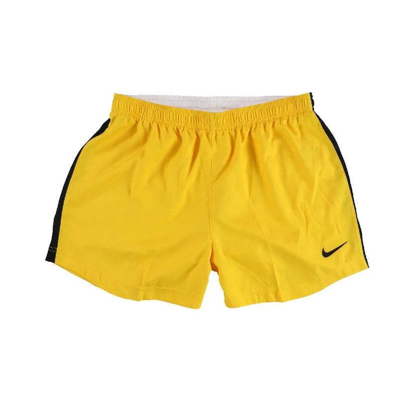 Nike Womens Venom II Soccer Athletic Workout Shorts, Yellow, Medium