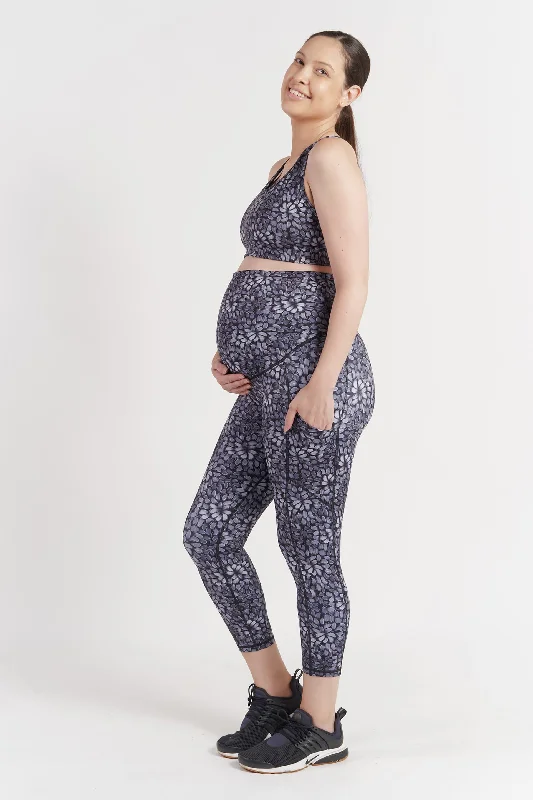 Mama Maternity Leggings With Pockets 7/8 Length - Brolga