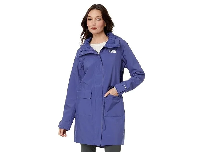 The North Face City Breeze Rain Parka II NF0A52YLI0D Women Blue Jacket XS DTF820