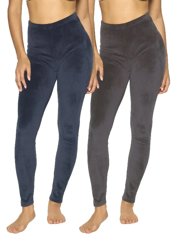 Ultra-Luxe Velour Leggings 2-Pack