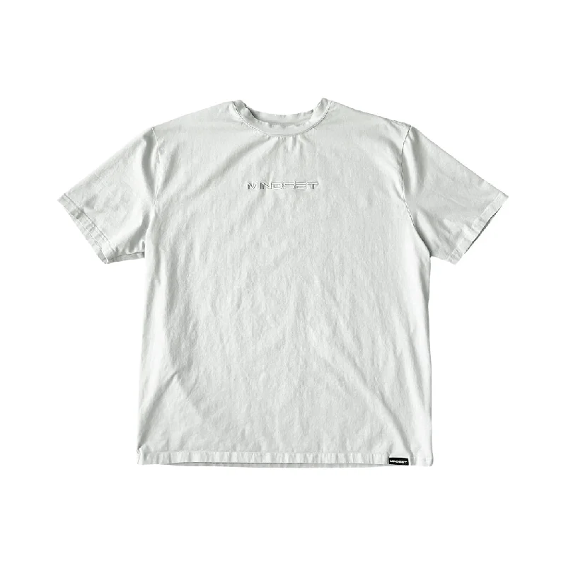 Embroidered Logo Tee White